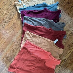 Colorful Ribbed Tank Tops Set